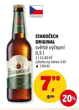 Pivo světlé výčepní 10° Staročech