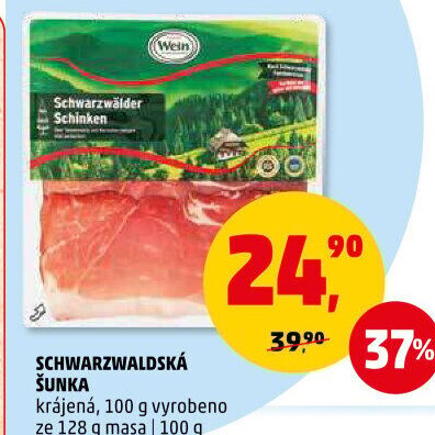 Šunka schwarzwaldská Wein