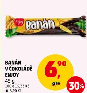 Tyčinka Banány v čokoládě Enjoy