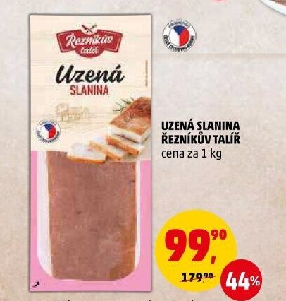 Uzená slanina Řezníkův talíř