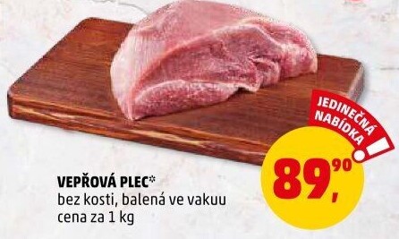 Vepřová plec bez kosti