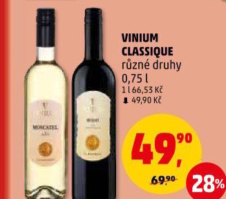 Vína Vinium Classique Velké Pavlovice
