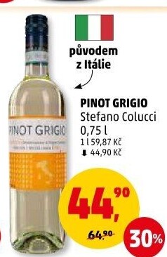 Víno Pinot Grigio Stefano Colucci