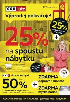 akční leták XXXLutz 9.1.2023-22.1.2023
