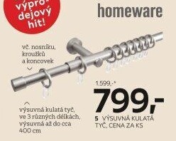 KULATÁ TYČ S PŘÍSLUŠENSTVÍM