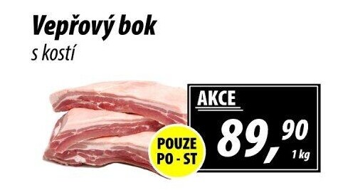 Vepřový bok s kostí