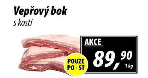 Vepřový bok s kostí