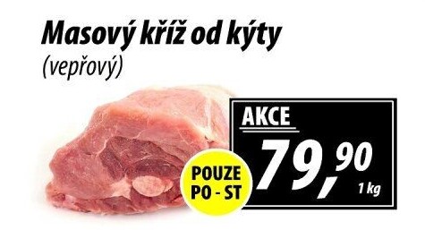 Vepřový kříž od kýty