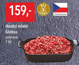Hovězí mleté maso Globus