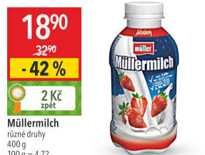 Nápoj mléčný Müllermilch Müller