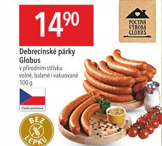 Párky debrecínské Globus