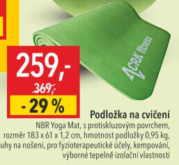 Podložka na cvičení Acra