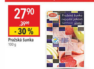 Šunka pražská nejvyšší jakosti LE&amp