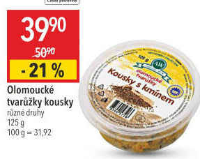 Sýr tvarůžky olomoucké kousky s kořením A.W.