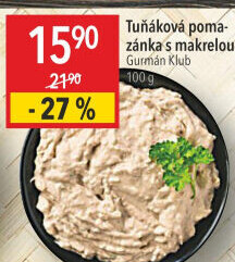 Tuňáková pomazánka s makrelou