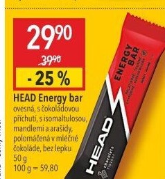 Energetická tyčinka Max Energy Bar Head