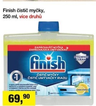 Čistič myčky Finish