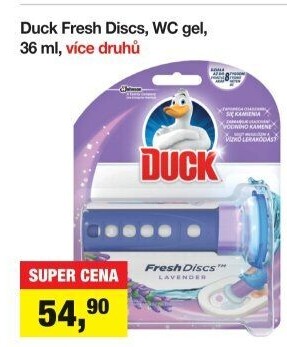 WC blok bodový Fresh Discs Duck