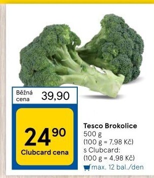 Brokolice Tesco