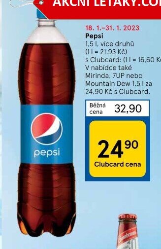 Limonáda Pepsi