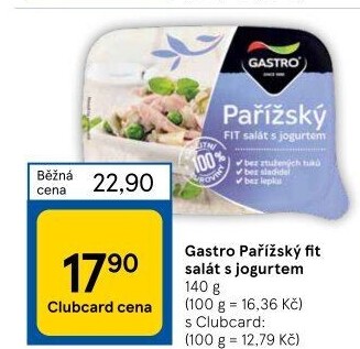 Pařížský salát s jogurtem Fit Gastro