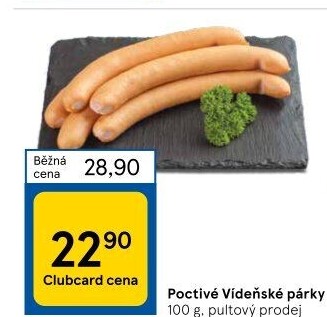 Párky vídeňské poctivé