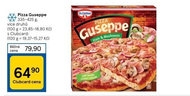 Pizza mražená Guseppe Dr. Oetker