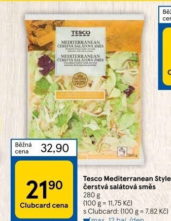 Salát Mediterranean Tesco