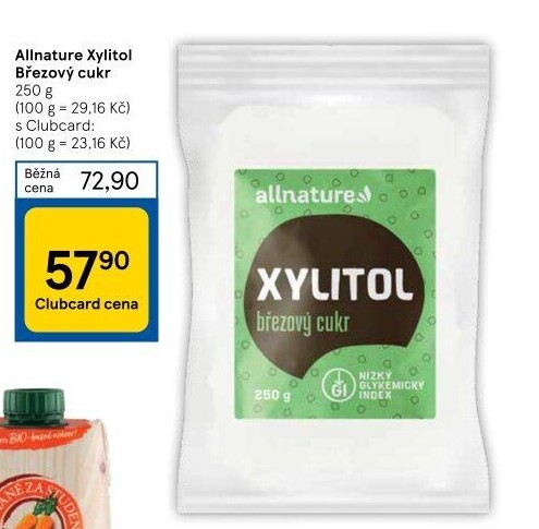 Sladidlo Xylitol Allnature