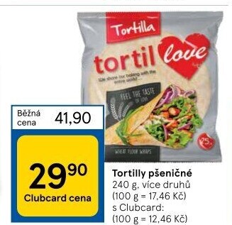 Tortilla pšeničná TortilLOVE