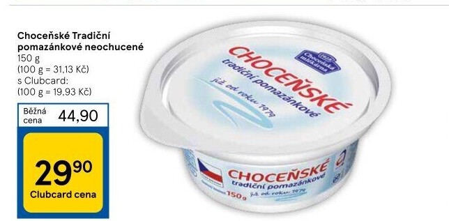 Tradiční pomazánkové Choceňské