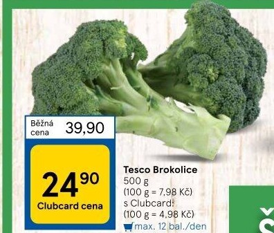 Brokolice Tesco