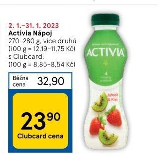 Jogurtový nápoj Activia Danone