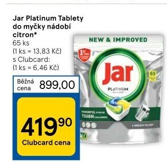 Kapsle do myčky Platinum Jar