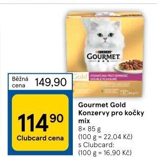 Konzerva pro kočky Gold Gourmet Purina