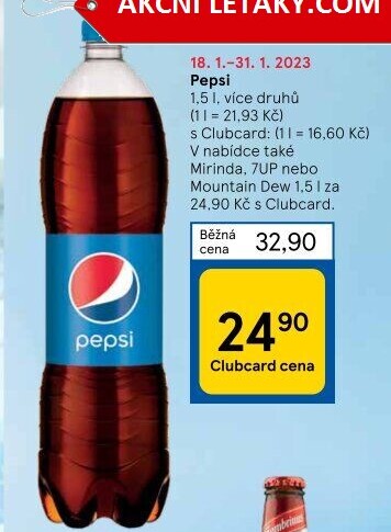 Limonáda Pepsi