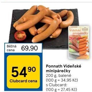 Minipárečky vídeňské Ponnath
