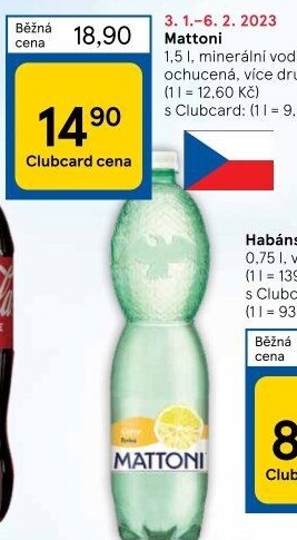 Ochucená voda Mattoni