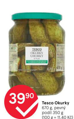 Okurky Tesco