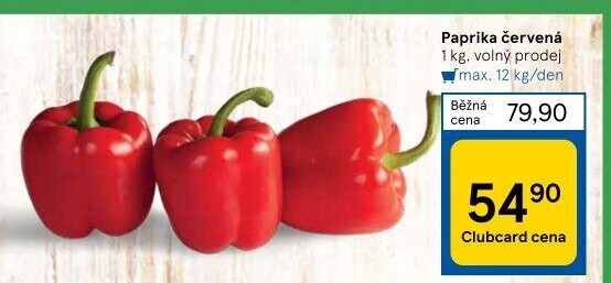 Paprika červená