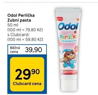 Pasta na zuby dětská Perlička Odol