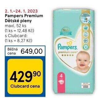 Pleny dětské Pampers Premium Care