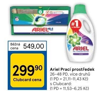Prací prostředky Ariel