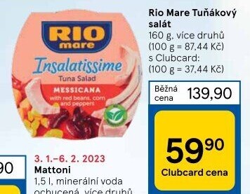 Salát Insalatissime Rio Mare