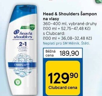 Šampon proti lupům Head&amp