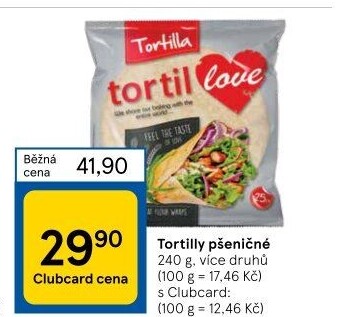 Tortilla pšeničná TortilLOVE