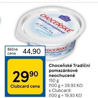 Tradiční pomazánkové Choceňské