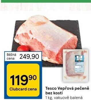 Vepřová pečeně bez kosti Tesco