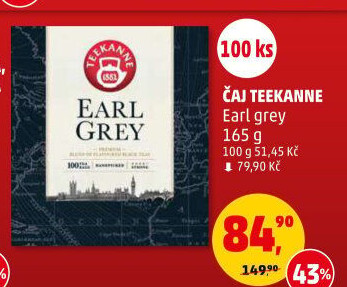 Černý čaj Earl Grey Teekanne