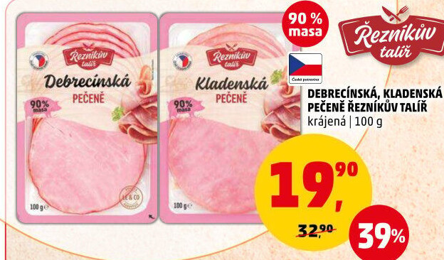 Debrecínská pečeně Řezníkův talíř